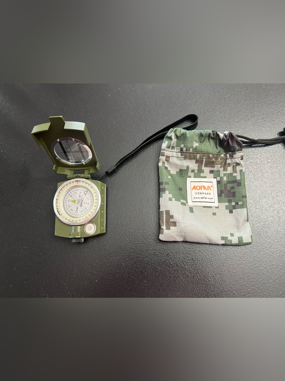 Military Compass, Lensatic Sighting, Waterproof and Shakeproof
